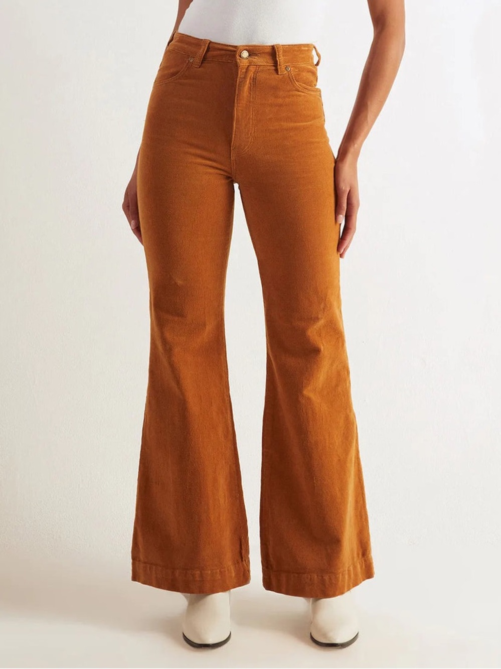 ROLLA'S Corduroy Flare Pants (Professionally Altered Hem)